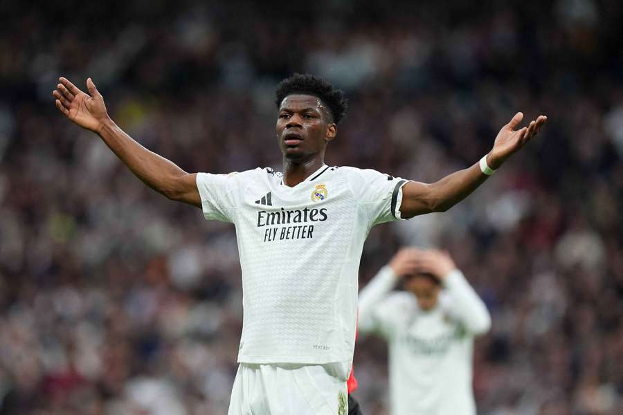 Tchouamení, en el Bernabéu