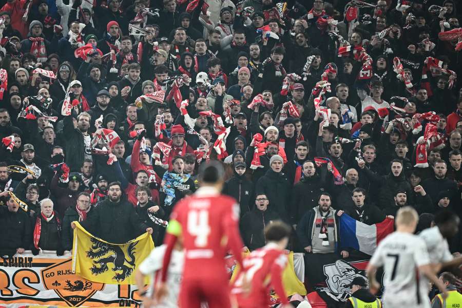 Lille's fans had a trip to Anfield as one of their away destinations this season