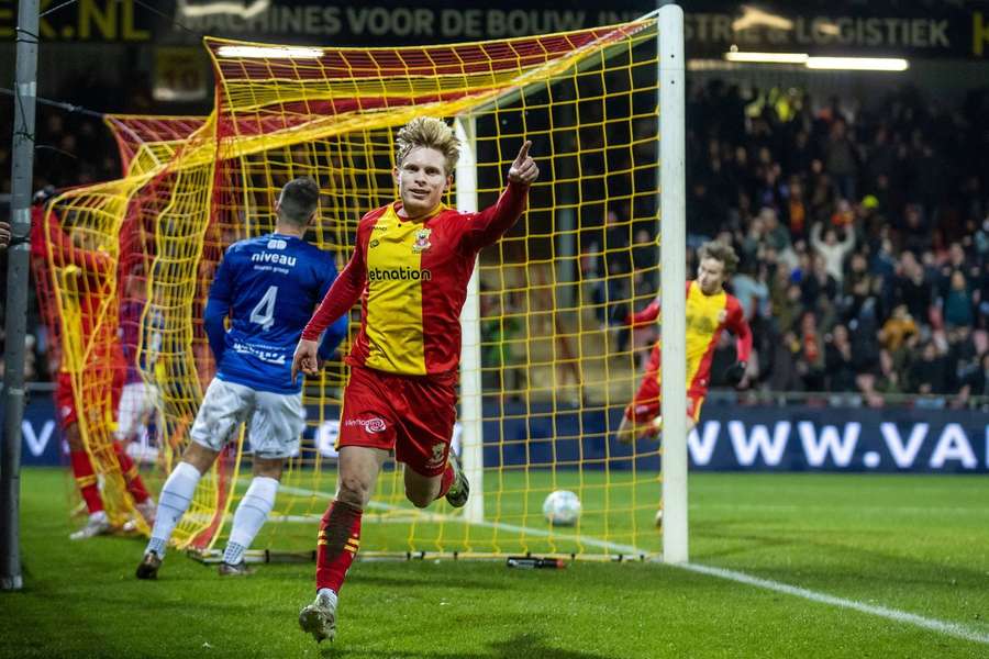 Oliver Edvardsen maakte zijn laatste competitietreffer begin november 2023 Oliver Edvardsen maakte zijn laatste competitietreffer begin november 2023