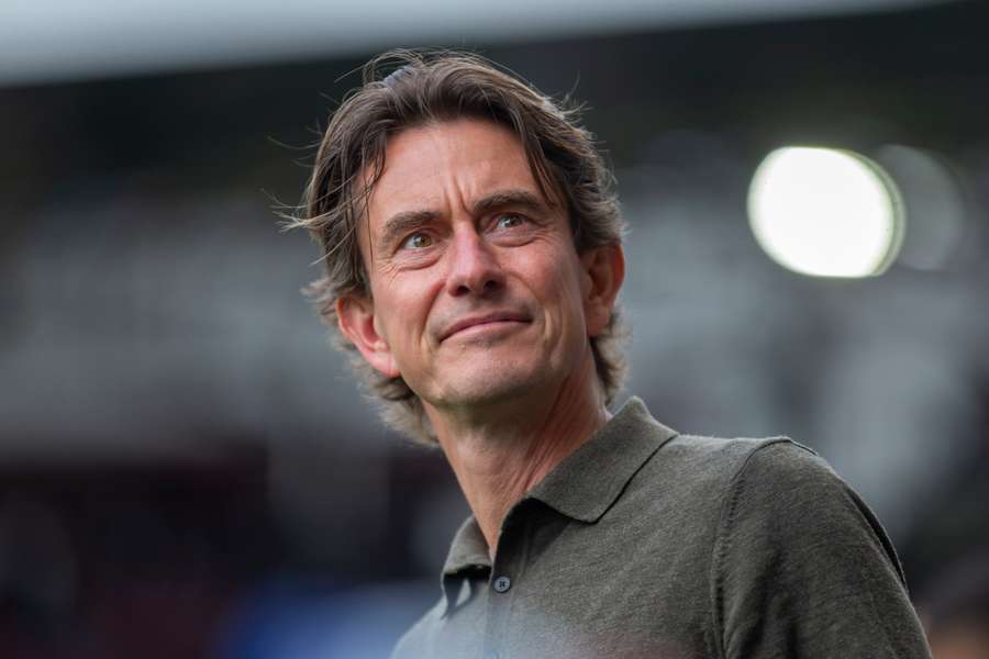 Thomas Frank during the Premier League match between Brentford and Fulham