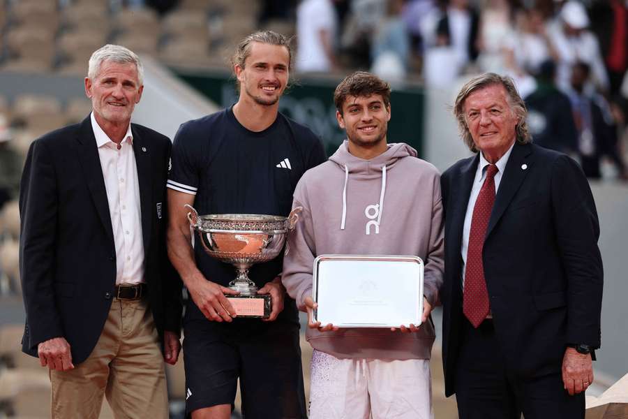 Panatta con Cobolli e Zverev
