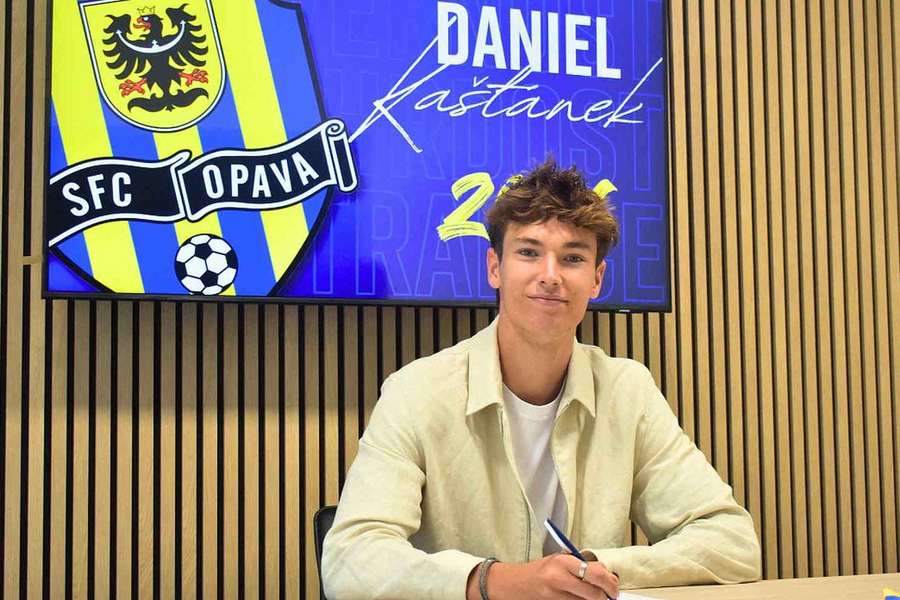 Záložník Daniel Kaštánek bude hostovat v druholigové Opavě