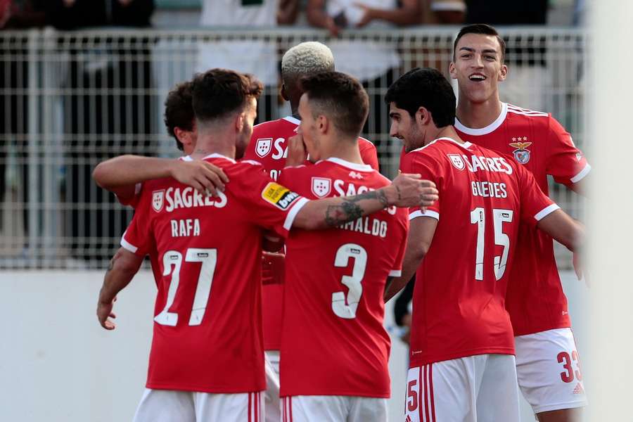 Benfica trifft und jubelt
