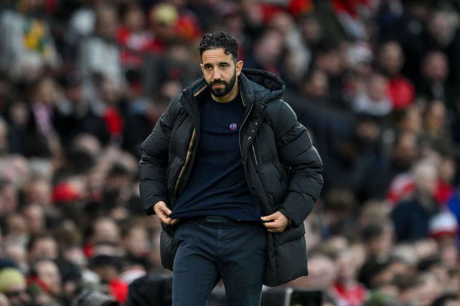 Ruben Amorim, treinador do Manchester United