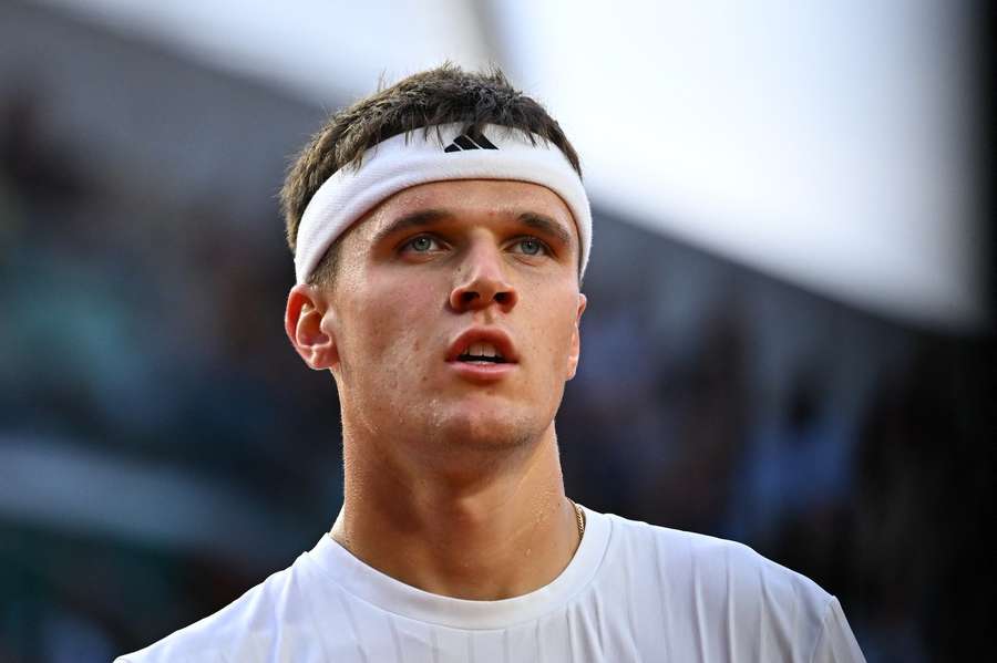 Jakub Menšík na Roland Garros 2026. Jakub Menšík na Roland Garros 2026.