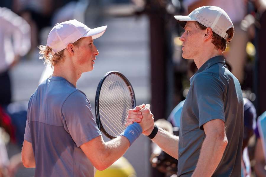 Jannik Sinner proved too powerful for Moller