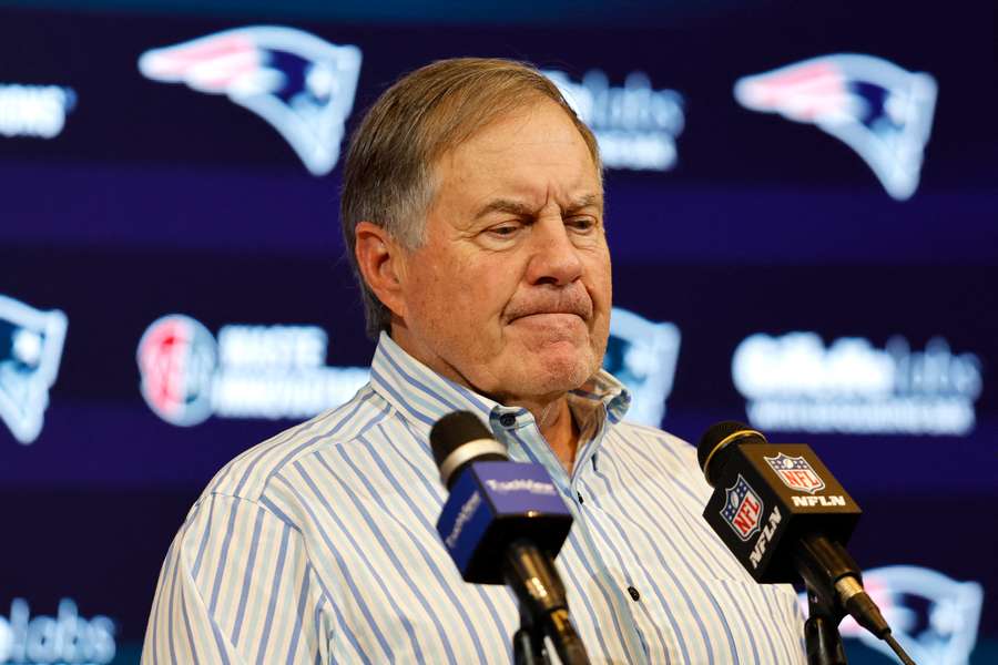 Bill Belichick na de verloren wedstrijd tegen de Jets