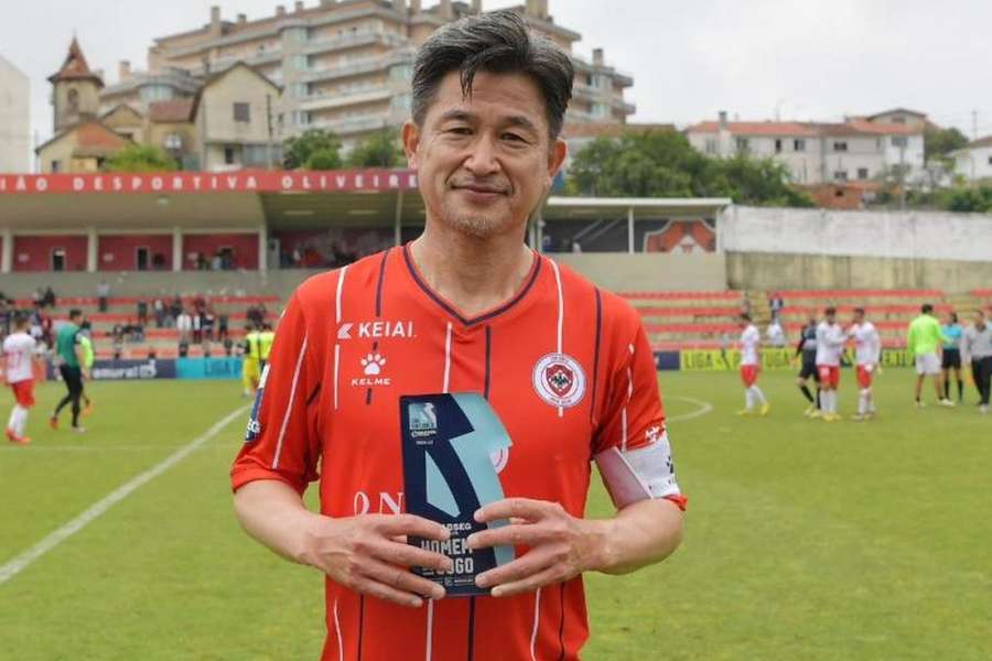 Kazu Miura é o jogador mais velho das competições profissionais em Portugal