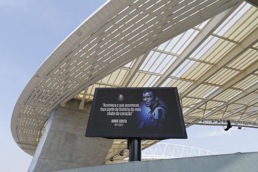 Jorge Costa lembrado no Estádio do Dragão Jorge Costa lembrado no Estádio do Dragão