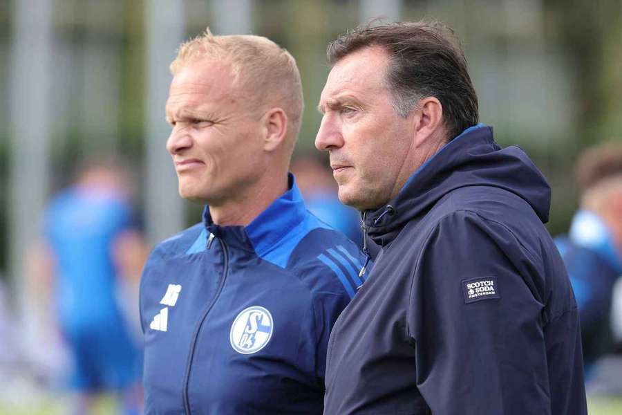 Karel Geraerts und Marc Wilmots.