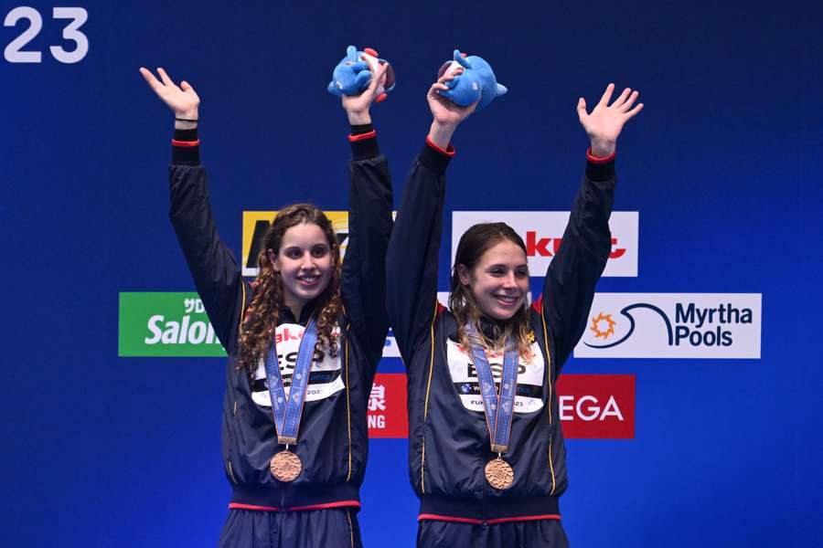 Iris Tió y Alisa Ozhogina, bronce en el Mundial de natación artística