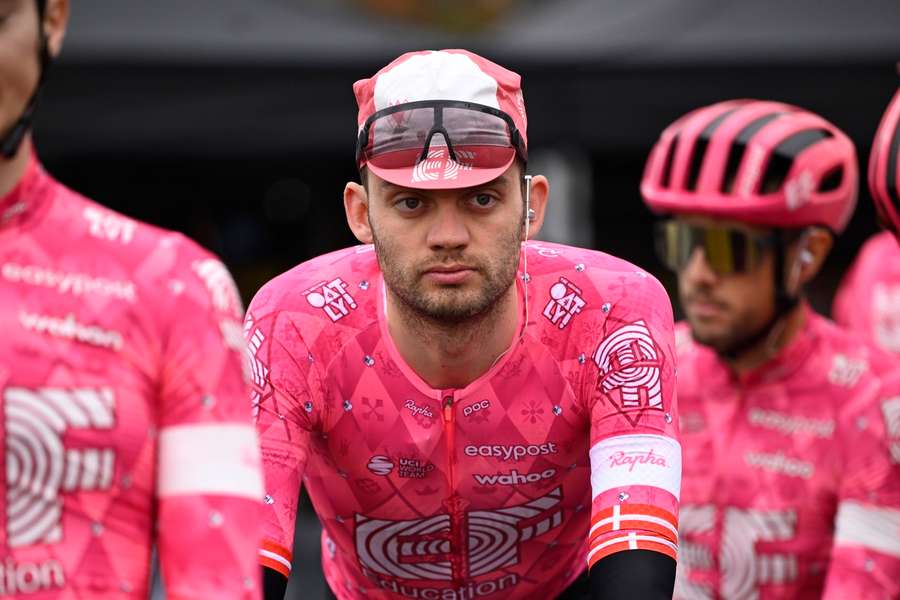 Kasper Asgreen during stage one of the Paris-Nice