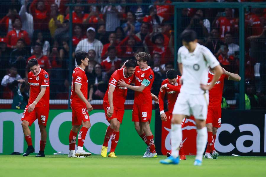 Toluca celebrate a huge win