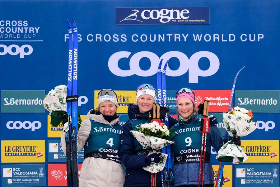 Laura Gimmler hat in Cogne Rang drei im Klassik-Sprint belegt.