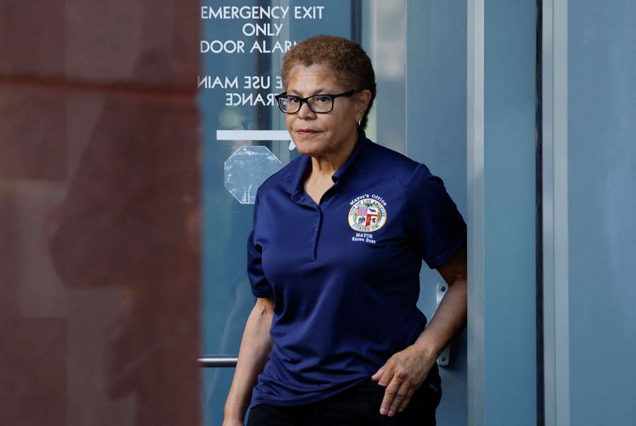 Karen Bass à Los Angeles le 30 janvier.