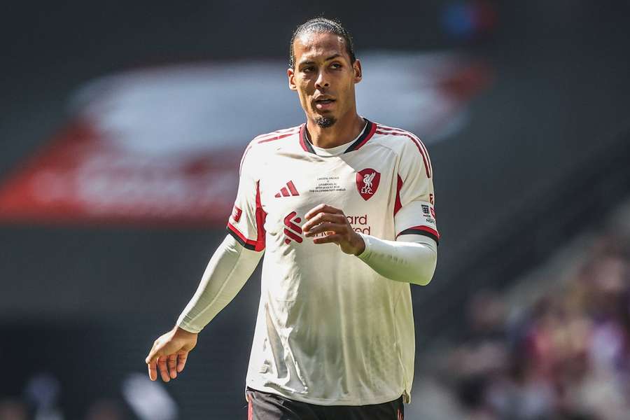 Van Dijk em ação pelo Liverpool