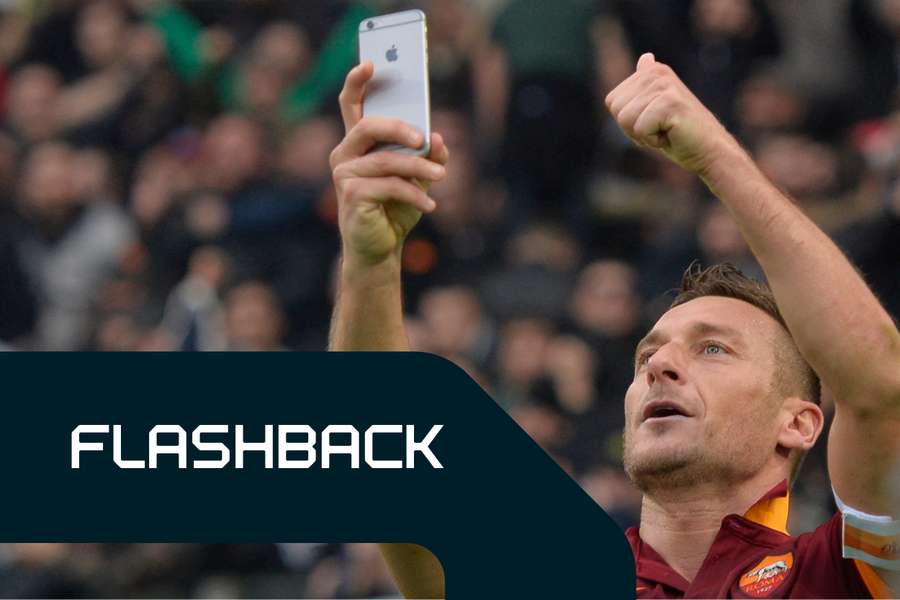 Il selfie di Totti