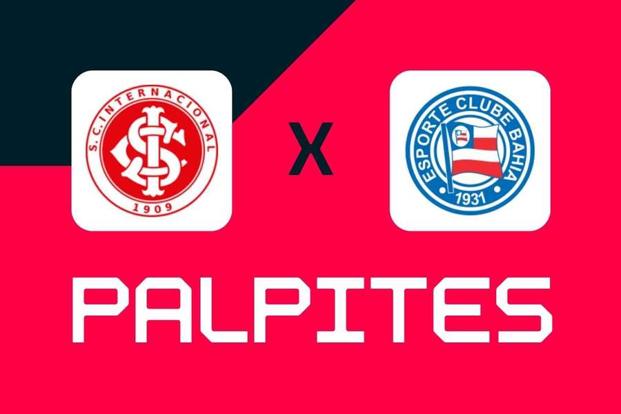 Internacional x Bahia acontece neste domingo (15), no Beira-Rio, às 16 horas. 