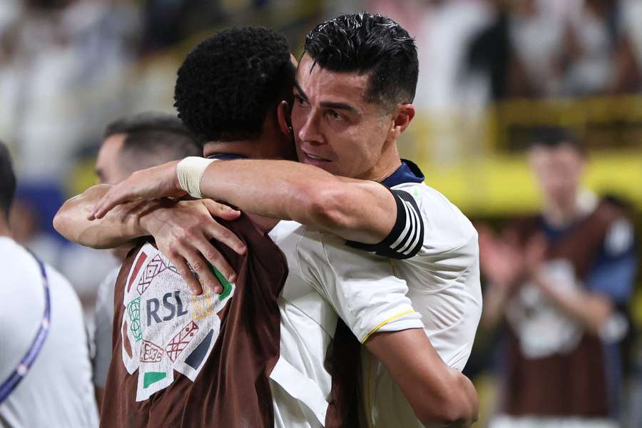 An emotional Ronaldo celebrates winning the title