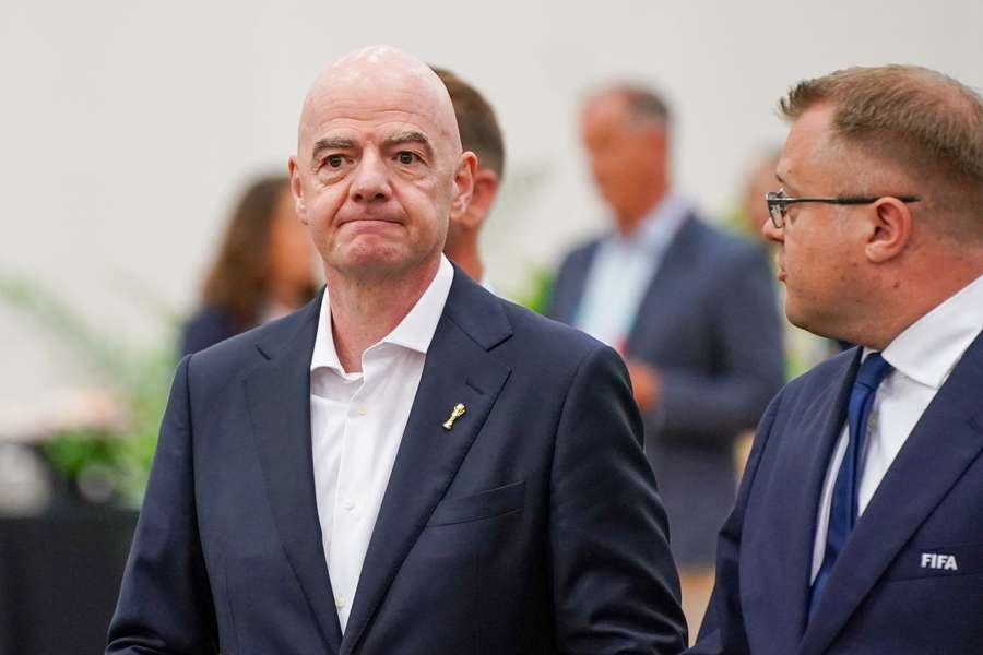 Current FIFA president Gianni Infantino Current FIFA president Gianni Infantino
