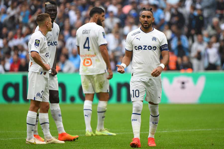 Dimitri Payet lors de la défaite de l'OM au Vélodrome face à Ajaccio. 