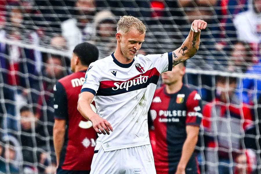 Jens Odgaard skiftede i sommer permanent fra hollandske AZ til italienske Bologna.