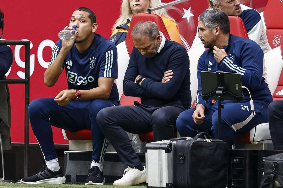 Ajax manager Maurice Steijn during the Eredivisie game against AZ on October 8th, 2023