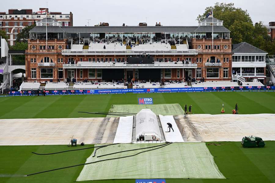 Rain delays the start of the fourth one-day international between England and Australia at Lord's