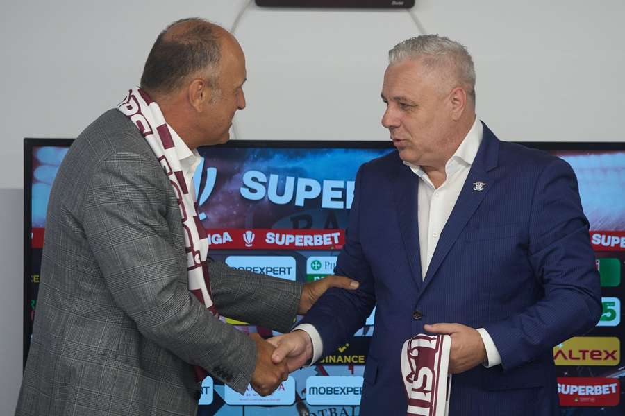Dan Șucu și Marius Șumudică