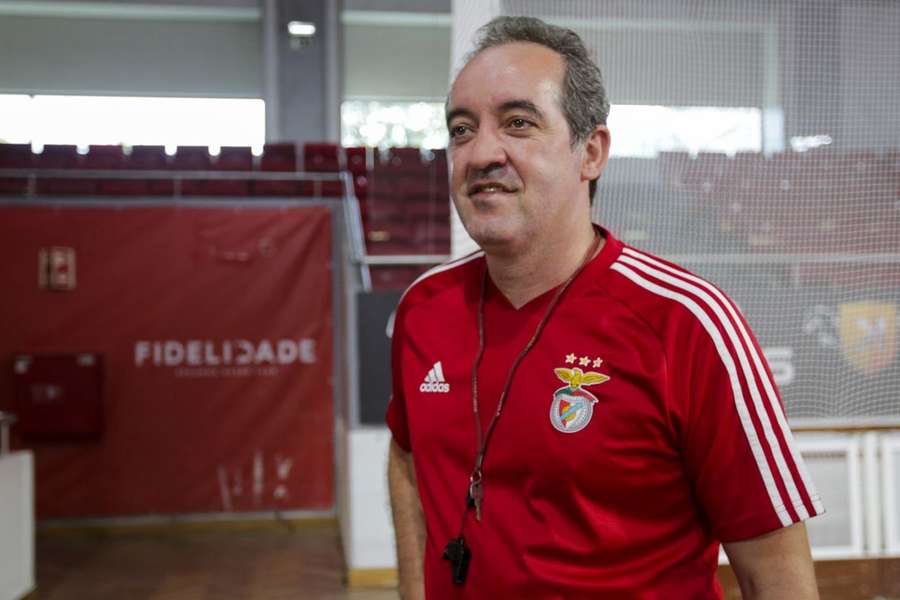 Paulo Almeida, treinador do Benfica Paulo Almeida, treinador do Benfica