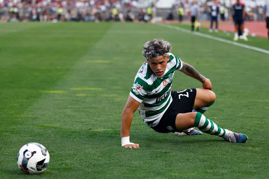 Maxi Araújo, lateral do Sporting Maxi Araújo, lateral do Sporting
