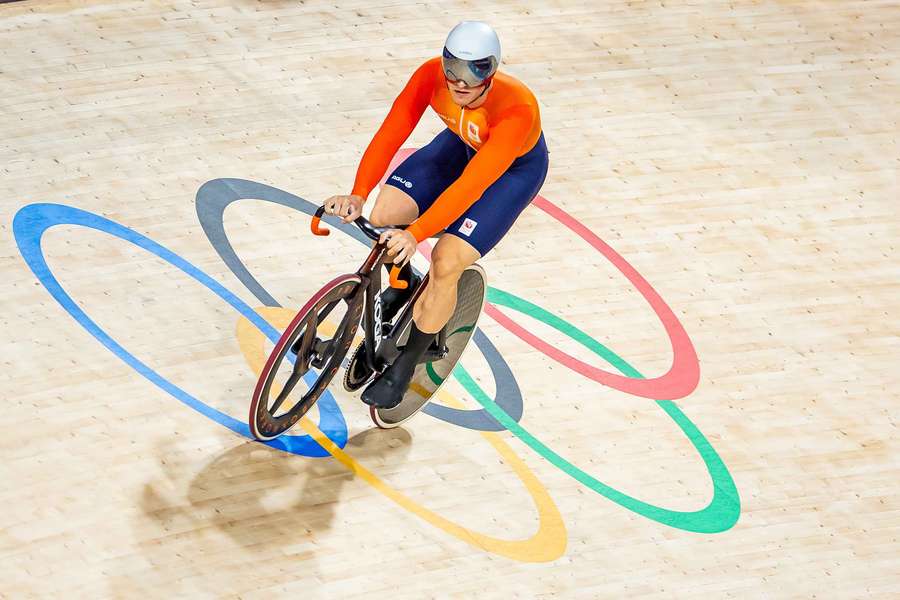 Jeffrey Hoogland won eerder op deze spelen goud op de teamsprint