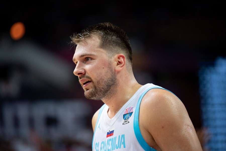 Doncic, con la selección eslovena