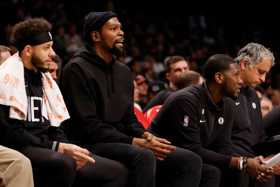 Kevin Durant esteve três temporadas nos Nets