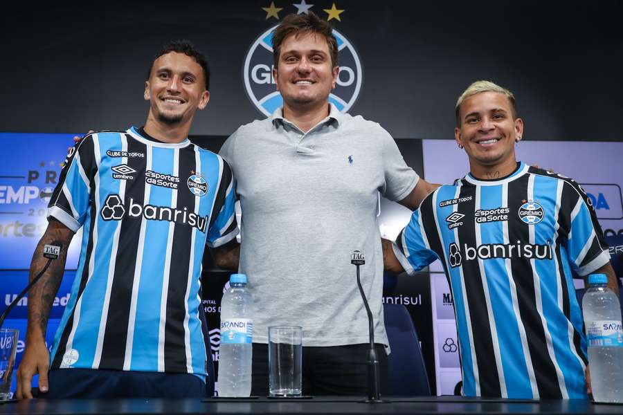 Dodi e Soteldo estão entre as caras novas do Grêmio