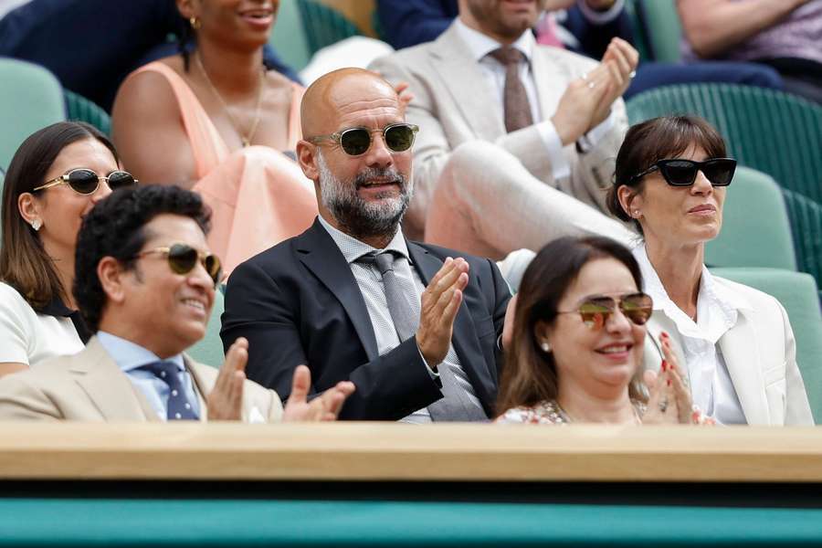 Guardiola in Wimbledon