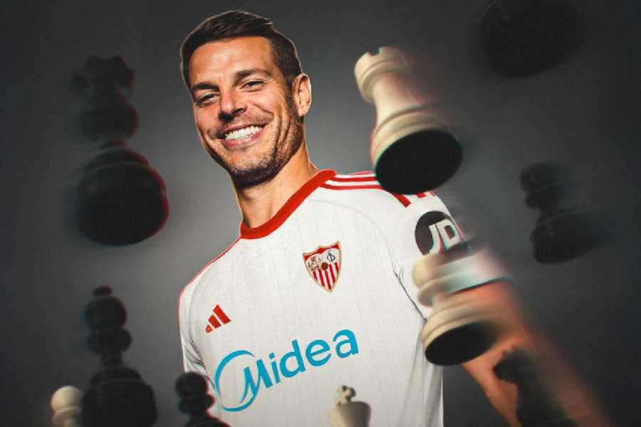 Azpilicueta, jugador del Sevilla