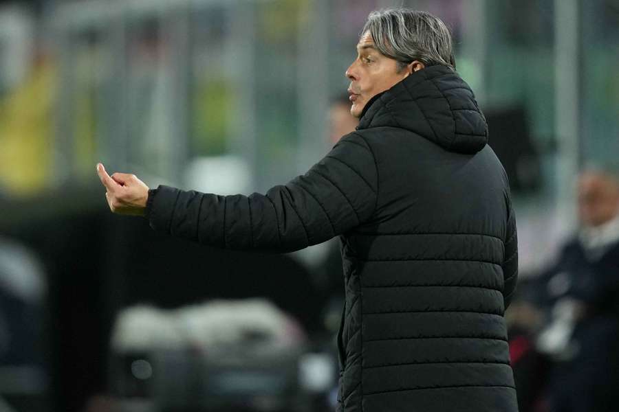 Pippo Inzaghi, tecnico del Palermo capolista Pippo Inzaghi, tecnico del Palermo capolista