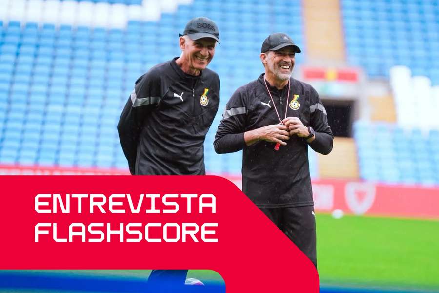 Roger de Sa com Carlos Queiroz Roger de Sa com Carlos Queiroz
