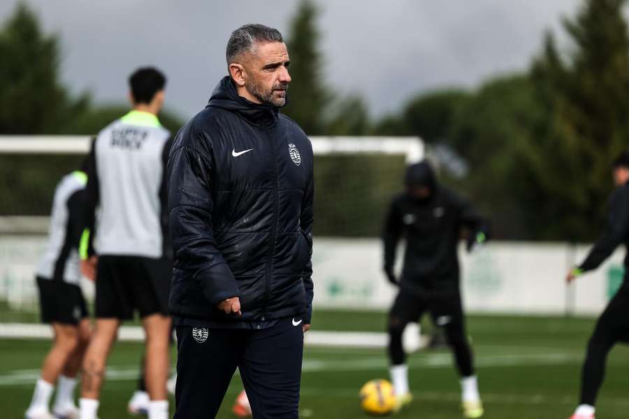 Rui Borges, treinador do Sporting