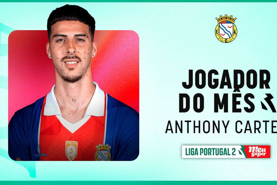Anthony Carter é o melhor marcador da Liga 2