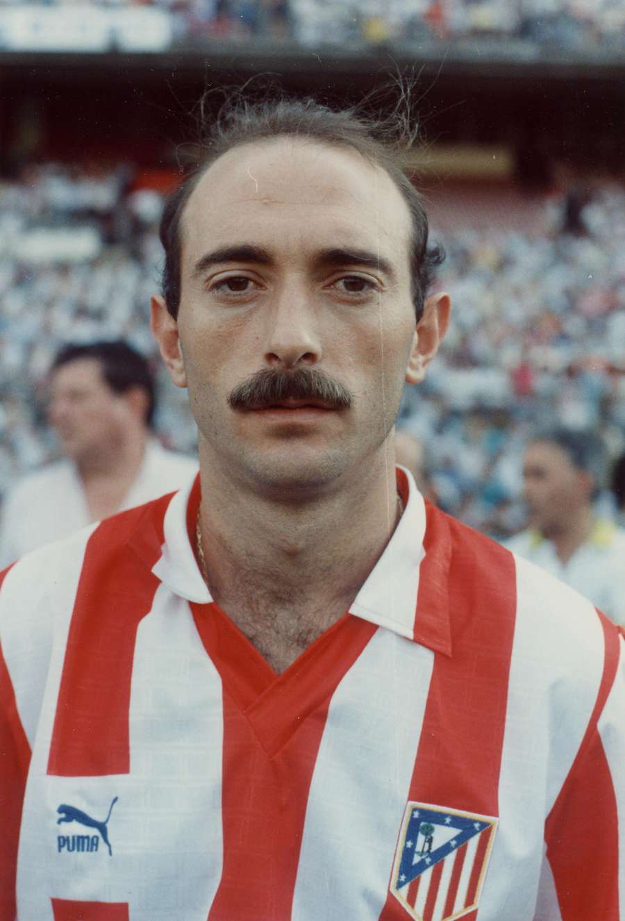 Abadía, en sus tiempos de jugador del Atlético de Madrid