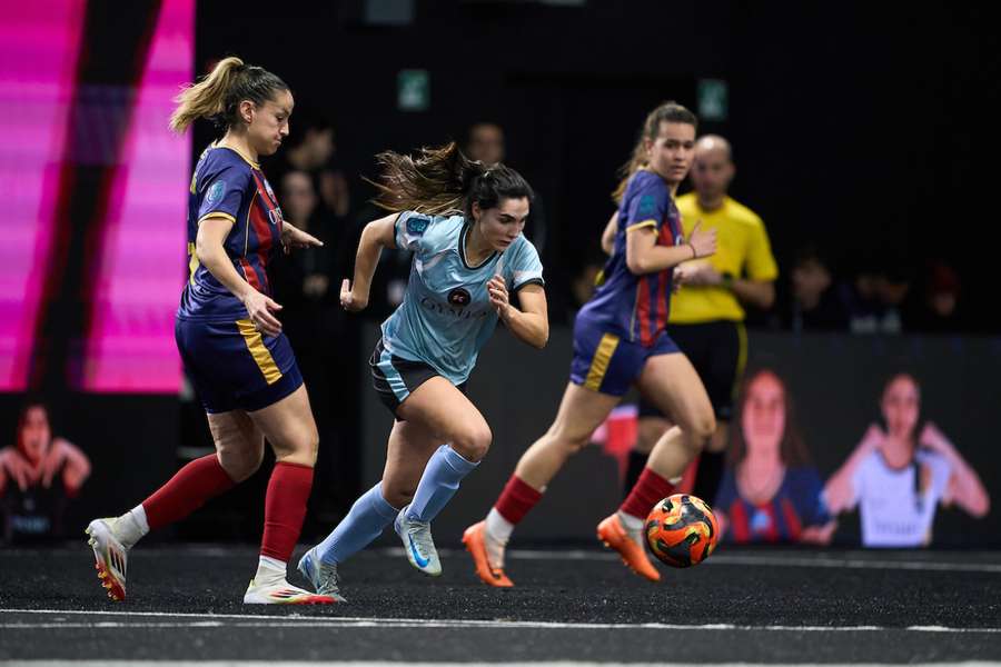 Lance del partido entre Jijantas y Kunitas Lance del partido entre Jijantas y Kunitas