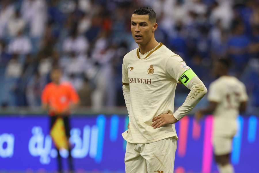 Nach dem Aus gegen Abstiegskandidat Al-Wahda war Ronaldo sichtlich niedergeschlagen