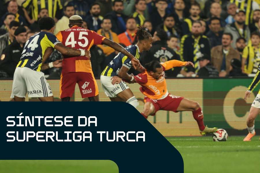 Fenerbahçe e Galatasaray não conseguiram desfazer o empate