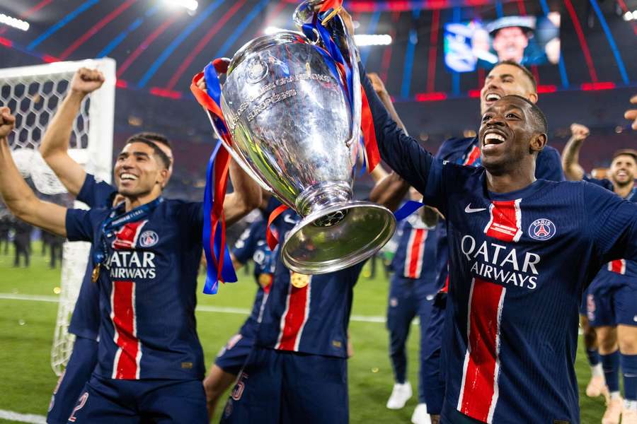 Ousmane Dembele named UCL Player of the Season after PSG glory
