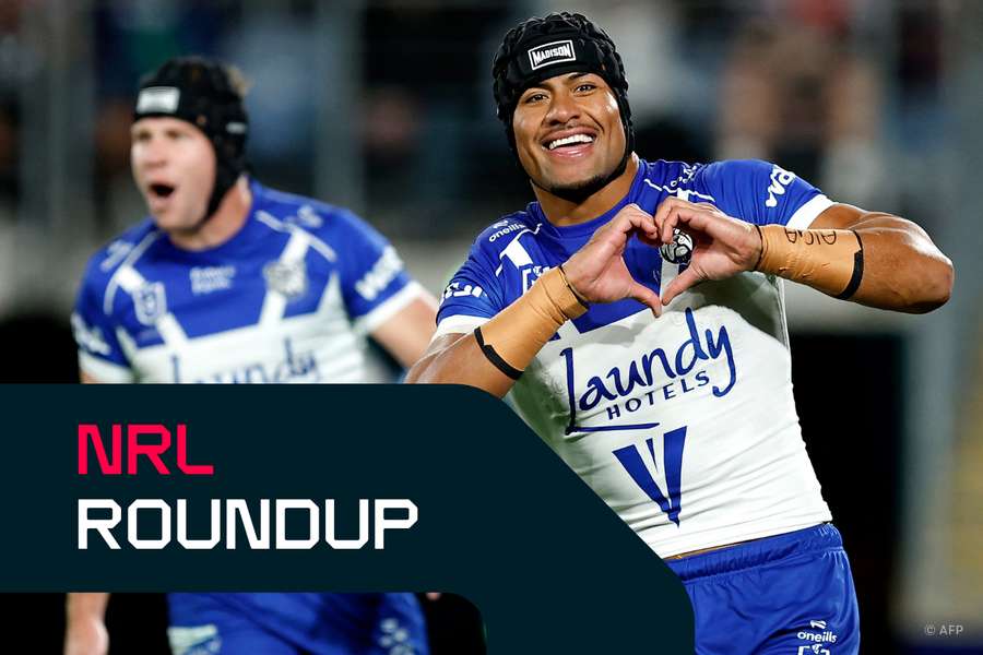 Stephen Crichton dedicates a try scored in the win over the Warriors to his new baby. Stephen Crichton dedicates a try scored in the win over the Warriors to his new baby.