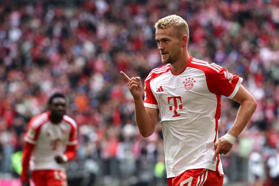 Matthijs de Ligt ontbrak dinsdag op het trainingsveld van Bayern München in Faro