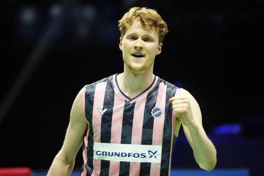 Antonsen was never troubled by Jonathan Christie Antonsen was never troubled by Jonathan Christie