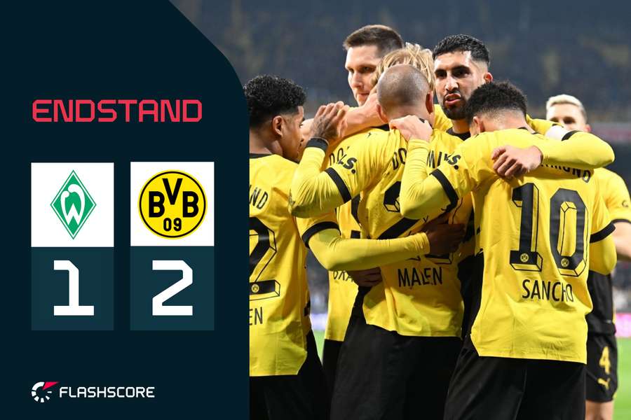 Das hätte ins Auge gehen können, aber am Ende rettet sich Dortmund zum Erfolg.